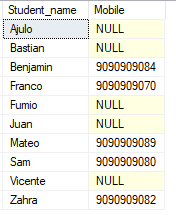 student records in order by multiple columns  